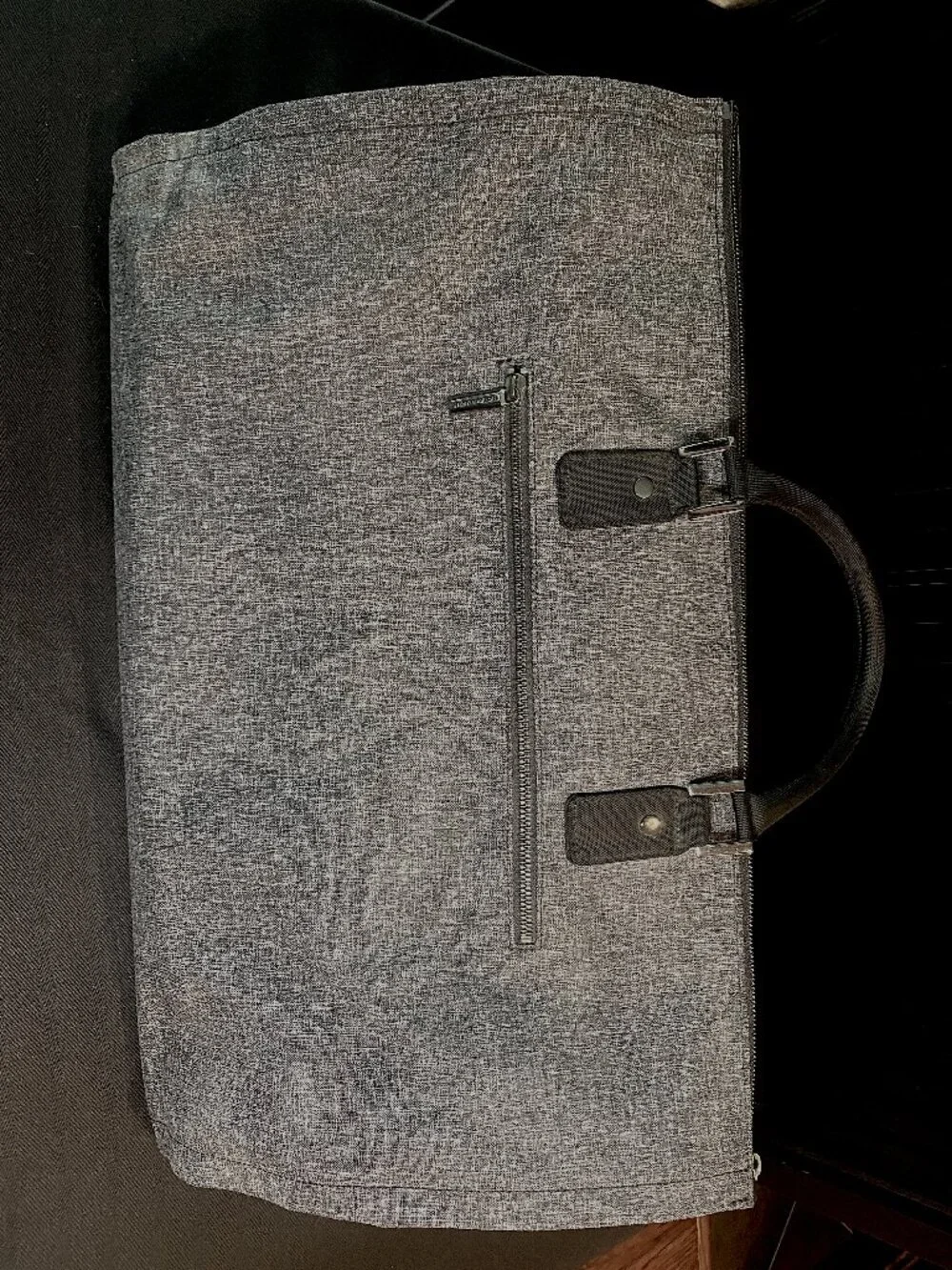 HOOK & ALBERT - Gray Garment Weekender Duffle Bag Travel Luggage